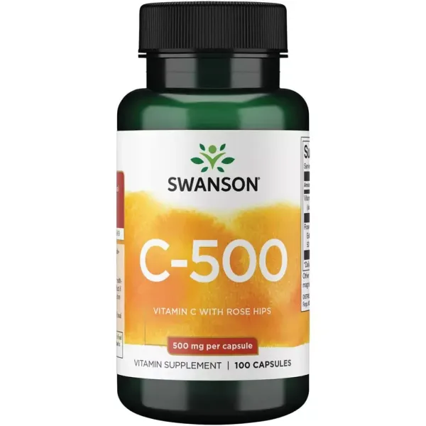 Swanson Swanson Vitamin C 500 mg med Nypon
